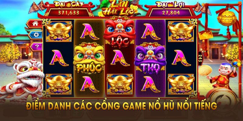 Điểm danh các cổng game nổ hũ nổi tiếng đang hợp tác với nổ hũ F168